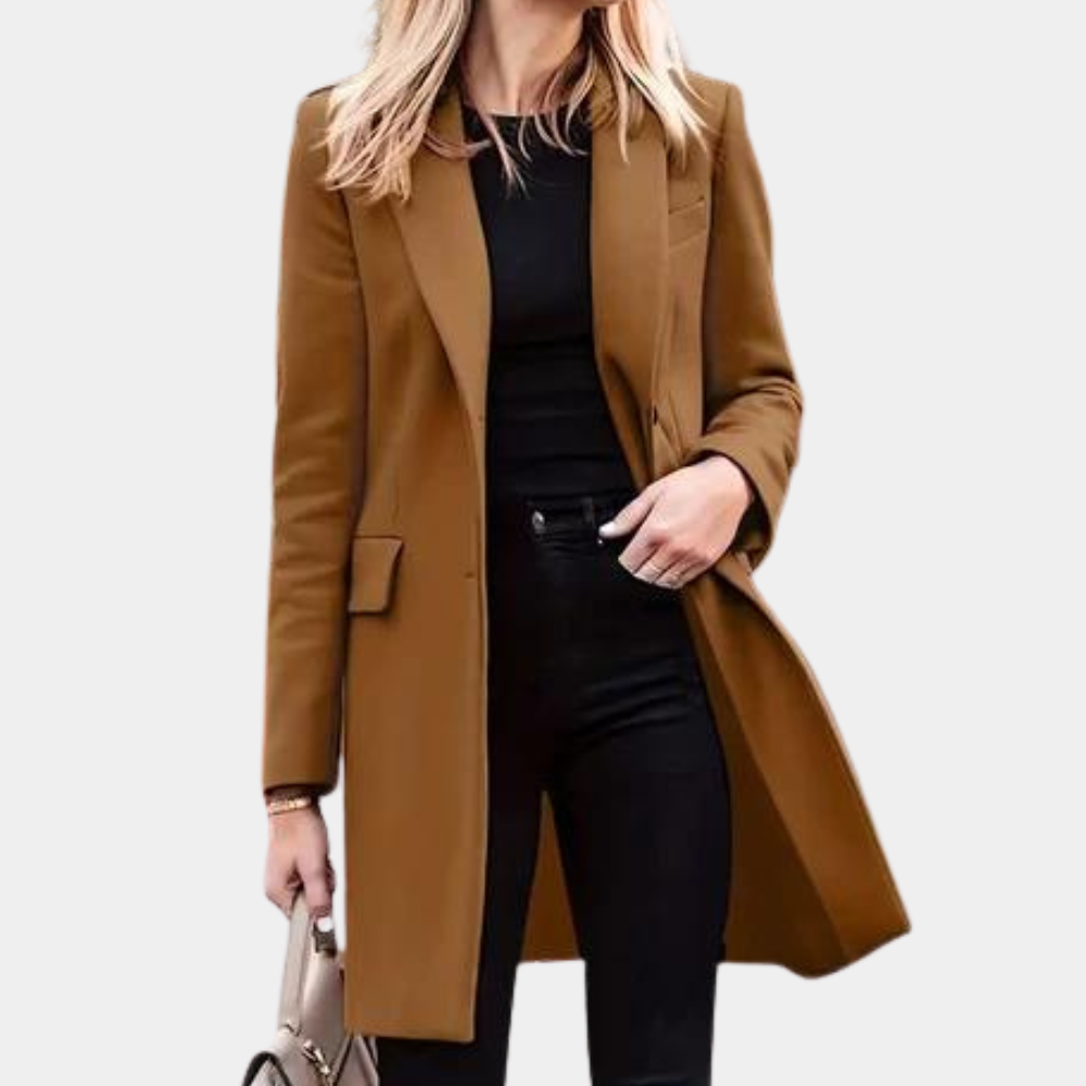 Stijlvolle Dames Trenchcoat met Moderne Elegantie