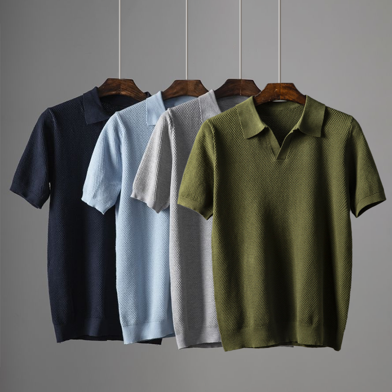 Antonio™ - Polo Maschile Casual di  Eleganza Senza Tempo!