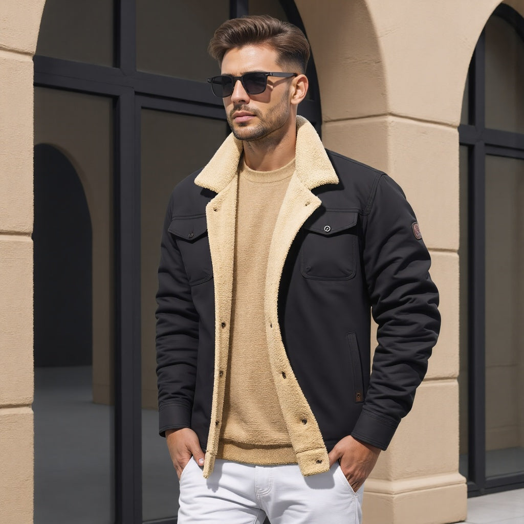 DIRK - Elegante bomber vintage da uomo