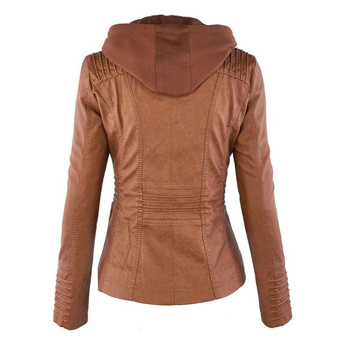 LIESL - Elegante cappotto estivo in pelle per donna