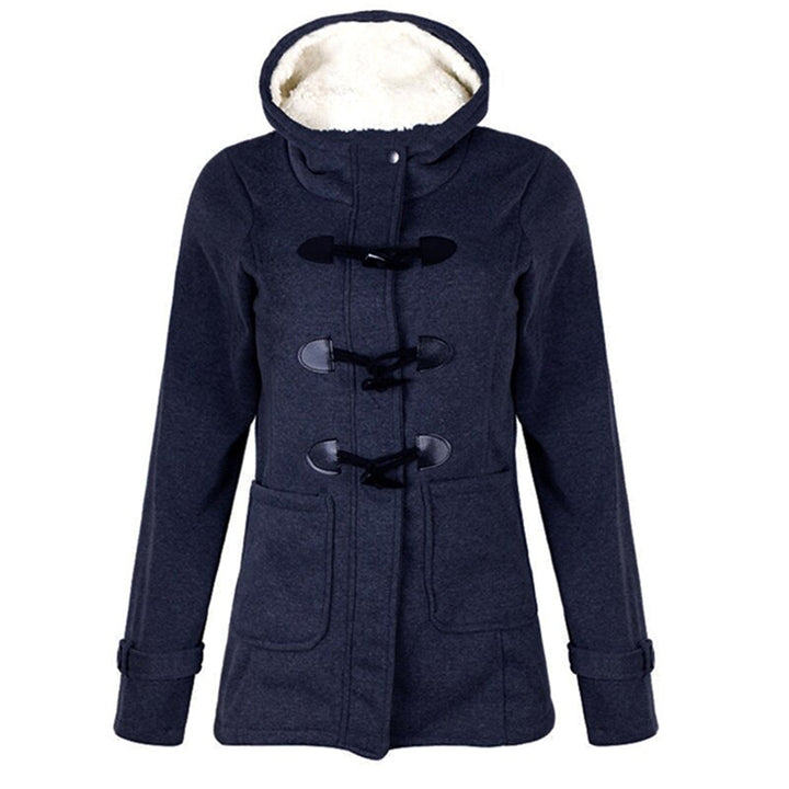 Samantha - Elegante cappotto invernale lungo da donna con pratico cappuccio